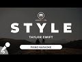 Style - Taylor Swift (Piano Karaoke)