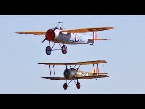 "DAWN PATROL" GIANT 1/3 SCALE MULTIPLE RC WW1 SCOUT / FIGHTERS - LMA COSFORD 100 YRS MEMORIAL - 2018