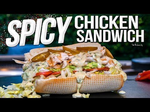 THE BEST SPICY CHICKEN SANDWICH | SAM THE COOKING GUY 4K