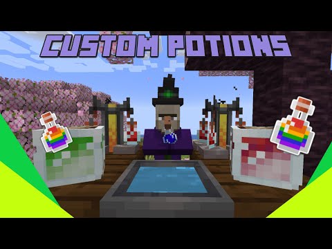 How to make custom potions in Minecraft!