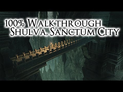Crown Of The Sunken King 100% Walkthrough Shulva Sanctum City (All Items) (Dks 2 DLC)
