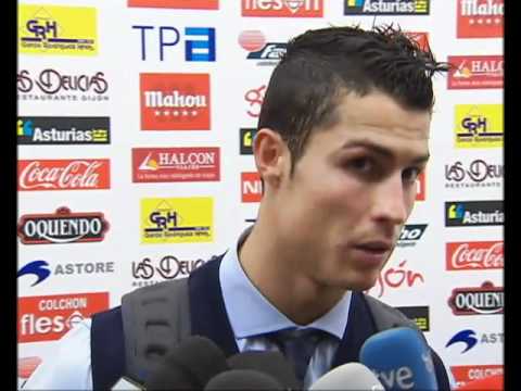Cristiano Ronaldo Interview after Sporting Gijon 0-1 Real Madrid [14/11/2010]