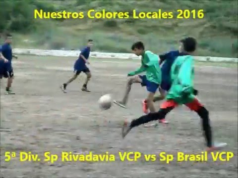Fútbol 2016 Amistoso 5ª Div Sp Rivadavia VCP vs Sp Brasil VCP Pasajes