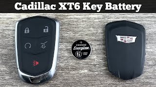 2020 - 2024 CADILLAC XT6 Remote Key Fob Battery Replacement - How To DIY Change Replace Batteries