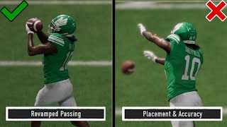 I Used Science to PROVE What is the BEST PASSING TYPE in College Football 25! Revamped or Placement