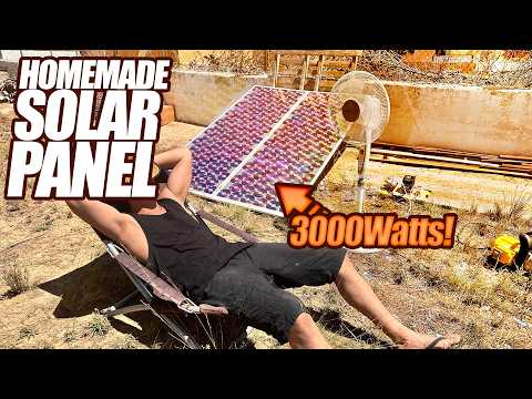 Homemade Powerful 3000w Photovoltaic Solar Panel with CD / DVD