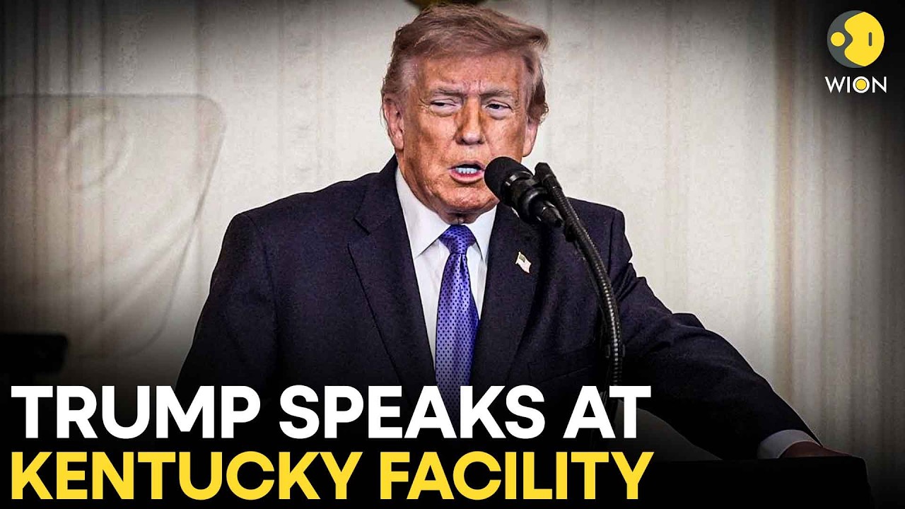 LIVE: Trump Speaks at First Logistics Facility in Kentucky As Iran War Rages On | WION Live