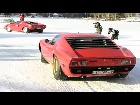 Thumbnail for COUNTACH meets MIURA SV - Sound and Revs at The ICE St. Moritz 2023 by Lamborghini