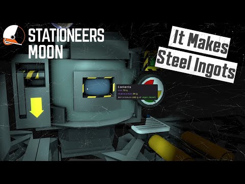 Building A Furnace on the Moon in Stationeers