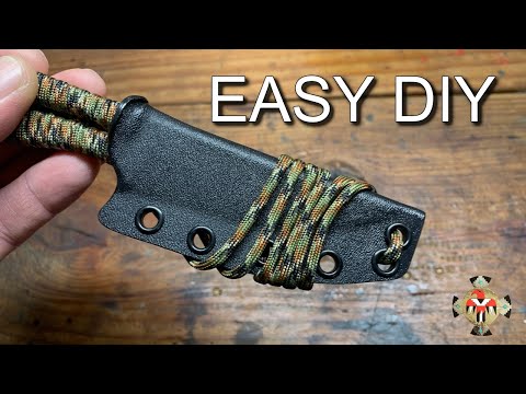 Making a Kydex Knife Sheath - Easy DIY Project