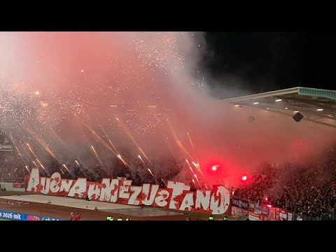 28.11.2025 Rot-Weiß Erfurt - Carl Zeiss Jena 3:1, Thüringen Derby, Pyro, Choreo & Support 