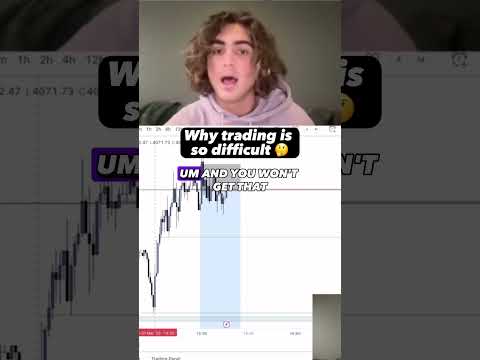 Why trading is so difficult