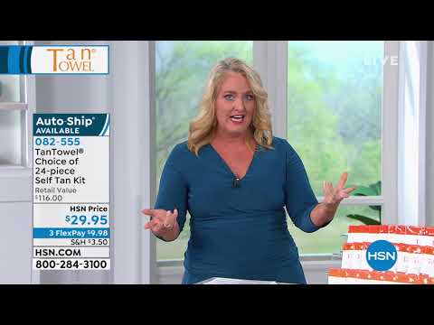 TanTowel 24piece Classic Self Tan Kit AutoShip