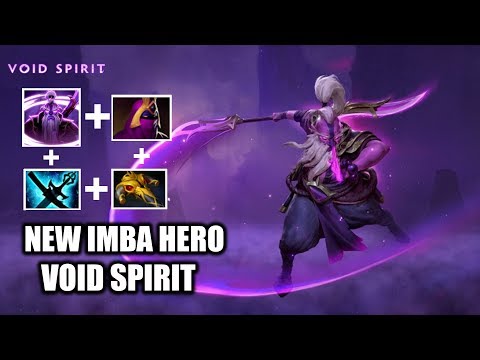 NEW IMBA HERO VOID SPIRIT Pro Gameplay vs Invoker Outlanders Patch 7.23 Dota 2 + Patch Changes
