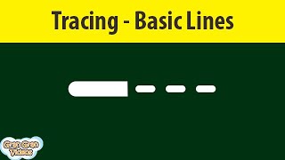 Tracing Lines for Kids - Basic Lines - Vertical Ho