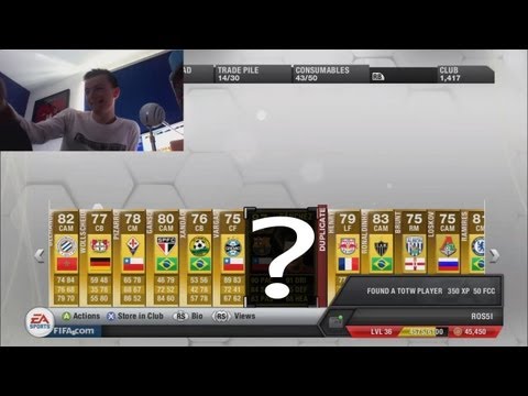 FIFA 13 - AWESOME 100K PACK OPENING FOR SERIE A TOTS!!