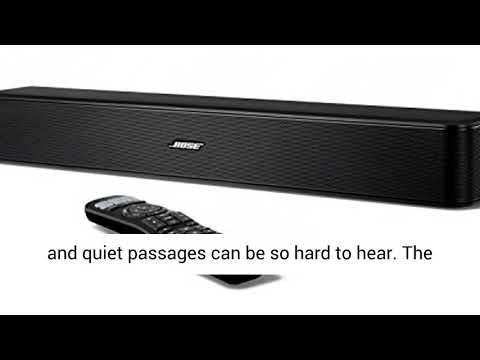 Bose Solo 5 TV Sound System with Universal Remote Control Review 2019