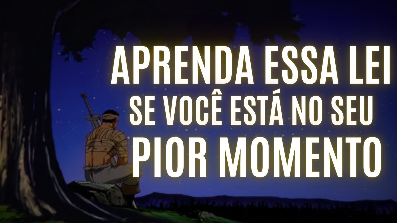 SE A SUA VIDA SÓ ESTÁ PIORANDO, ouça esse conselho...
