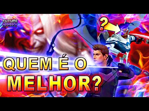 COMPARANDO OS HÔMI-PÁSSARO 🐦🎯 GAVIÃO ARQUEIRO T3 É BOM? #MARVELfuturefight