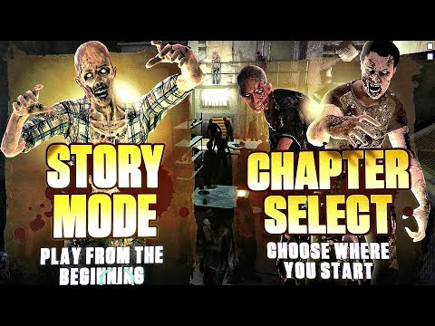 AMC The Walking Dead Arcade Zombie Undead Video Game Play: 2 Player Chapter Select