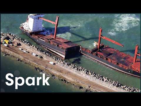 This Container Ship Snapped In Half, This Is How It Was Salvaged
