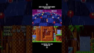 RAINY TAILS & STORMY SHADOW - ENDLESS ZIPLINE | Classic Shadow In Sonic Mania #shorts #sonicshorts