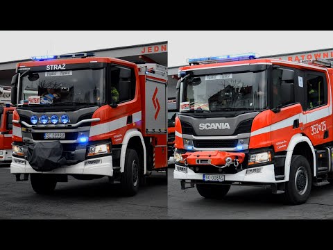 JRG 2 Częstochowa - Wyjazd alarmowy 352[S]25, 43 do zdarzenia drogowego na autostradzie A1