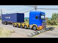Trucks And Cars Vs Speed Bumps 58 BeamNG Drive LONG VIDEO