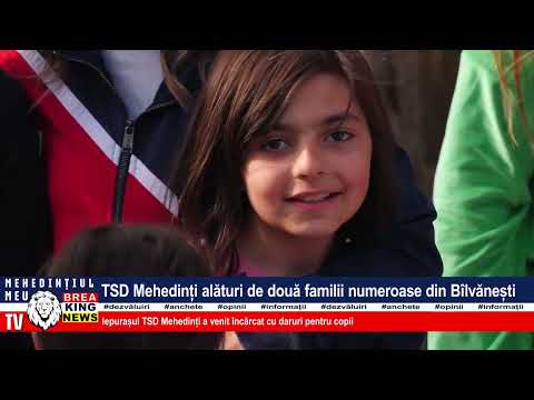 TSD MEHEDINȚI ALĂTURI DE DOUĂ FAMILII NUMEROASE DIN BÎLVĂNEȘTI