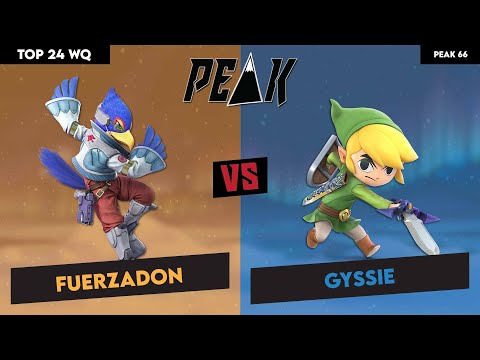 Top 24 WQ FuerzaDON (Falco) vs Gyssie (Toon Link) (Peak 66)