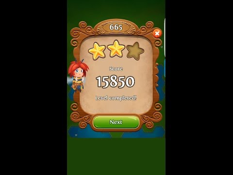 Blossom Blast Saga Level 665