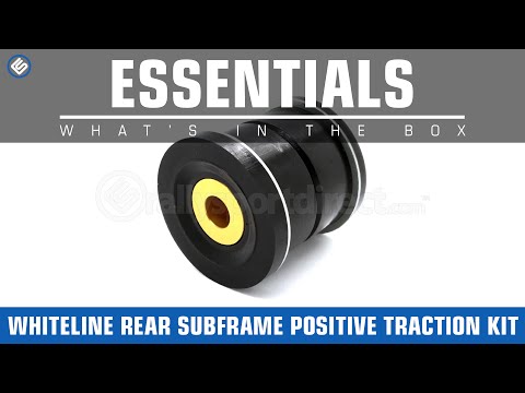 Whiteline Subaru Rear Subframe Positive Traction Kit- Whats in the Box?