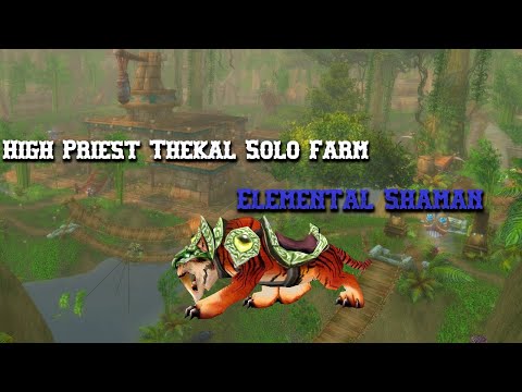 HOW to SOLO ZG Tiger BOSS as ELE SHAMAN #classic #worldofwarcraft #wotlk