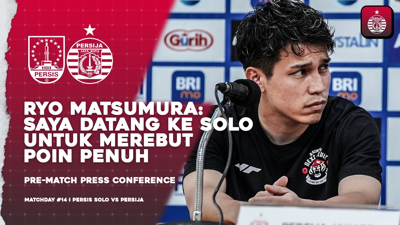 Ryo Matsumura: Saya Datang ke Solo Untuk Merebut Poin Penuh | Press Conference