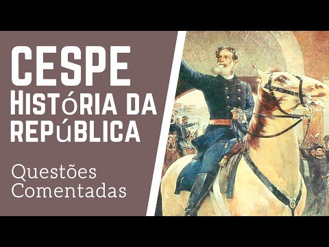 CESPE Questões comentadas de História da República CACD