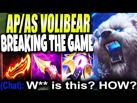 This the the CRAZIEST Full AP/AS Volibear build that can BREAK THIS GAME and all of the champions