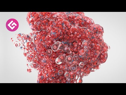 Particle Advection Blob - C4D + X-Particles Tutorial (Free Project)