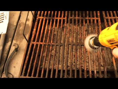 How to get rust off the grill fast and easy! Diy
