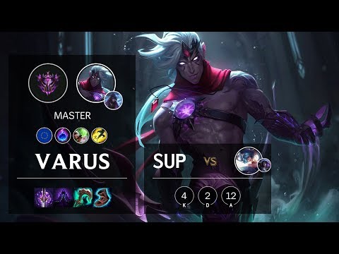 Varus Support vs Sona - EUW Master Patch 10.10