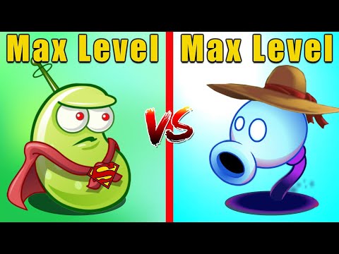 PVZ 2 | Max Level Laser Bean vs Shadow Peashooter - Who Will Win?