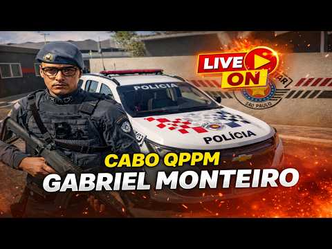 CABO QPPM GABRIEL MONTEIRO NAS RUAS DE SÃO PAULO - PMESP - BRASIL CAPITAL ROLEPLAY