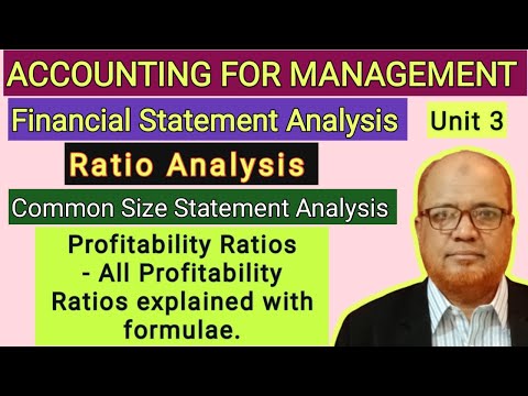 Accounting for Management I Financial Statement Analysis I Ratio Analysis I Hasham Ali Khan I