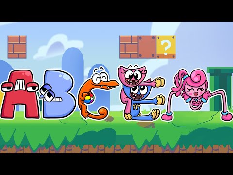 Alphabet Lore in Needlefelt Wool Art.poppy playtime,rainbow friends