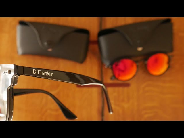 Vídeo relacionado con D.Franklin - Gafas de sol unisex con cristales de protección UV - Modelo infinity