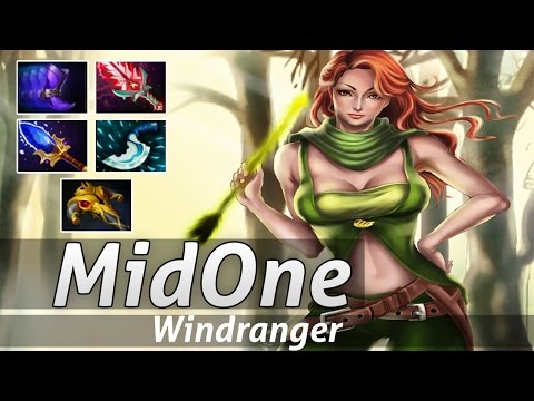 Fnatic MidOne Windranger Mid Gameplay - Dota 2 Epic Moments
