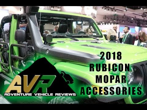 2018 Jeep Wrangler Rubicon JL - Mopar accessories