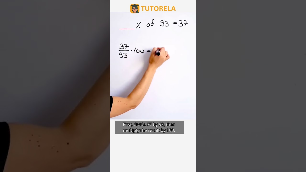 Convert 37/93 to a Percentage: Easy Math Guide #Math #Percentage