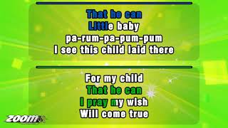 Bing Crosby And David Bowie - Peace On Earth/Little Drummer Boy - Karaoke Version from Zoom Karaoke