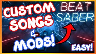 The EASIEST Way To Get Mods On Beat Saber! 2022, (Oculus Quest 2)