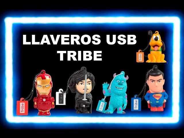 Vídeo relacionado con Tribe Warner Bros DC Comics Superman Movie - Memoria USB 2.0 de 16 GB Pendrive Flash Drive de goma con llavero, multicolor